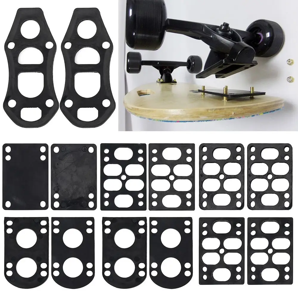 1Pair 7 Styles PU/CX7 Bridge Pad Bracket Increase 3--12mm Skateboard Longboard Parts Surfboard Bridge Risers Pads Accesssories
1Pair 7 Styles PU/CX7 Bridge Pad Bracket Increase 3--12mm Skateboard Longboard Parts Surfboard Bridge Risers Pads Accesssories