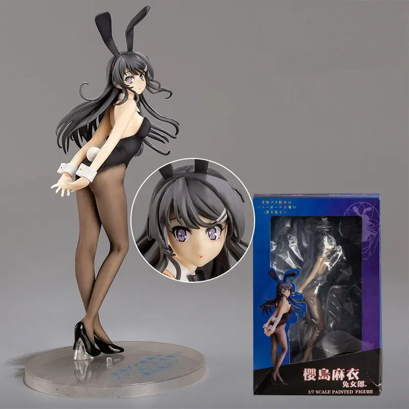 Anime Rascal Does Not Dream Of Bunny Girl Sakurajima Mai Sister's dream figurine Sexy Girls Anime Pvc Action Figures Toys model
Anime Rascal Does Not Dream Of Bunny Girl Sakurajima Mai Sister's dream figurine Sexy Girls Anime Pvc Action Figures Toys model