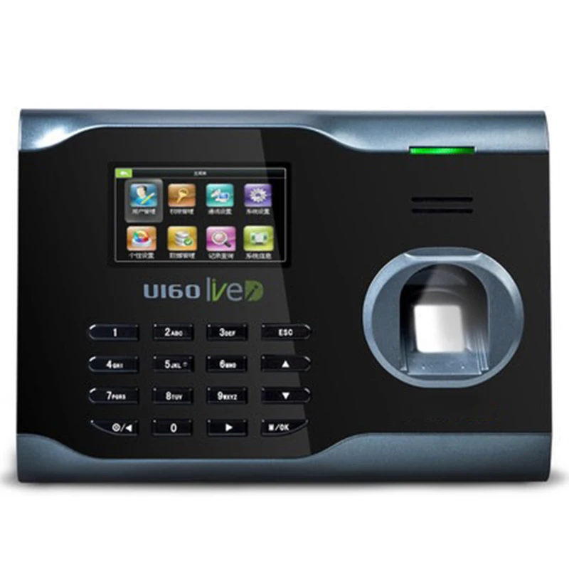 

WIFI TCP/IP Biometric Fingerprint Time Clock Recorder Attendance Employee Electronic Punch Reader Machine U160 Time Recording