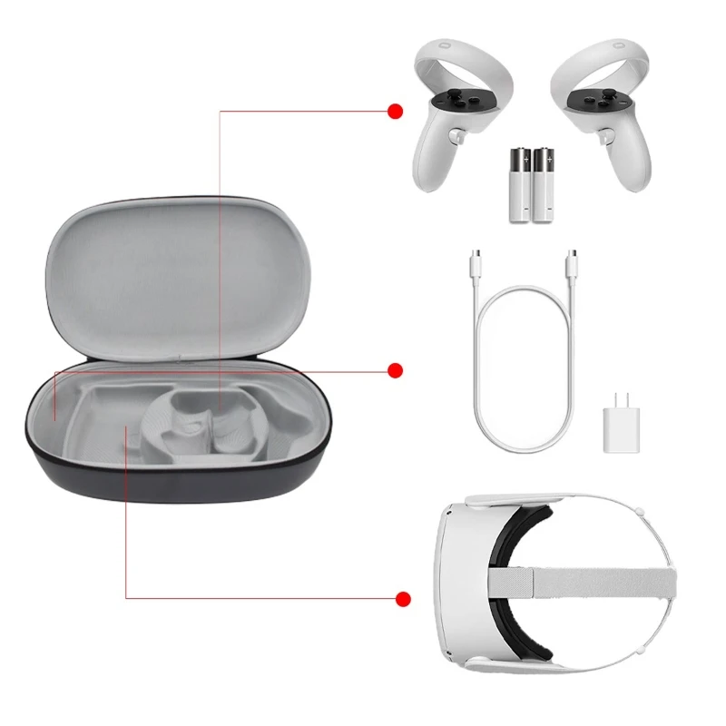 EVA Storage Bag Travel Protective Case Carrying Box Cover for -Oculus Quest 2 X6HA
EVA Storage Bag Travel Protective Case Carrying Box Cover for -Oculus Quest 2 X6HA