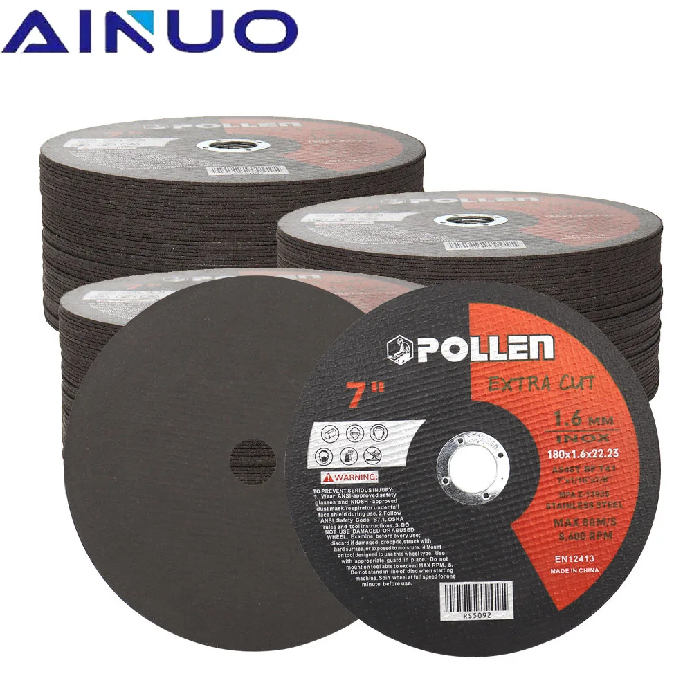 180mm/7 Inch Metal Stainless Steel Cutting Discs Cut Off Wheels Flap Sanding Discs Angle Grinder Grinding Wheel 1-20Pcs
180mm/7 Inch Metal Stainless Steel Cutting Discs Cut Off Wheels Flap Sanding Discs Angle Grinder Grinding Wheel 1-20Pcs