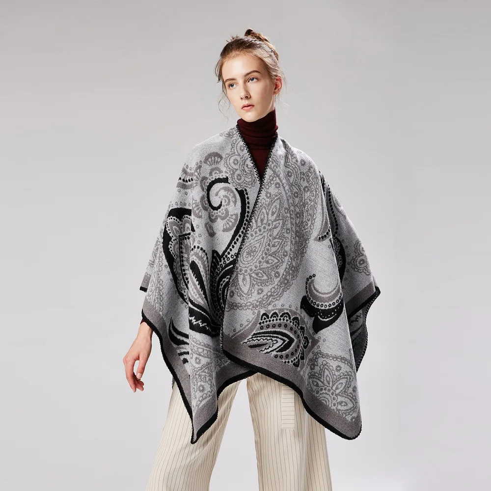 Colorblock Large Women Capes Cashew British Style Ladies Ponchos Triangle Stitch Seam Imitation Cashmere Women Scarfs
Colorblock Large Women Capes Cashew British Style Ladies Ponchos Triangle Stitch Seam Imitation Cashmere Women Scarfs