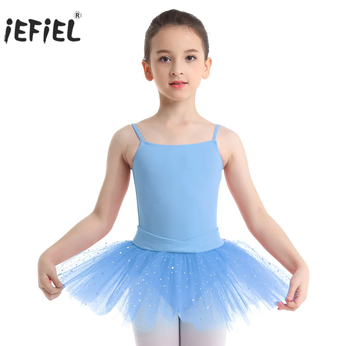 Glitter Sequins Girls Ballet Dress Fashion Solid Color Dancewear Costume Sleeveless Bowknot Ballet Tulle Leotard Dance Dress
Glitter Sequins Girls Ballet Dress Fashion Solid Color Dancewear Costume Sleeveless Bowknot Ballet Tulle Leotard Dance Dress