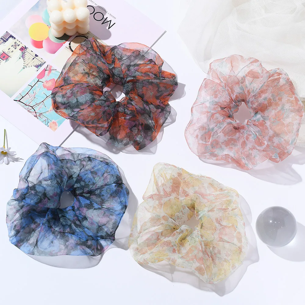 1Pc Chiffon Scrunchies Women Floral Scrunchie Elastic Hair Bands Sweet Girls Headwear Hair Ties Ponytail Holder Hair Accessories
1Pc Chiffon Scrunchies Women Floral Scrunchie Elastic Hair Bands Sweet Girls Headwear Hair Ties Ponytail Holder Hair Accessories