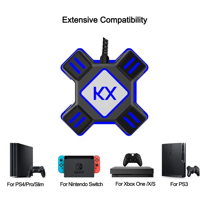 For PS4 Keyboard Mouse Adapter Gamepad Controller Converter For PS3 For Xbox One Compatible Nintendo Switch FPS Game Accessories
For PS4 Keyboard Mouse Adapter Gamepad Controller Converter For PS3 For Xbox One Compatible Nintendo Switch FPS Game Accessories