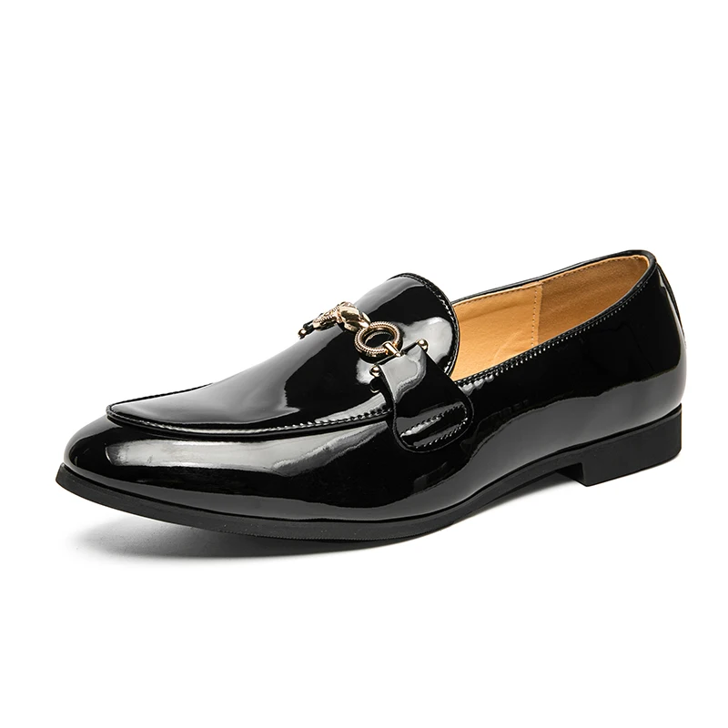 Fashion Patent Leather Shoes for Men Concise Suede Loafers Designers Daily Male Footwear Brand Quality Formal Leisure Business
Fashion Patent Leather Shoes for Men Concise Suede Loafers Designers Daily Male Footwear Brand Quality Formal Leisure Business
