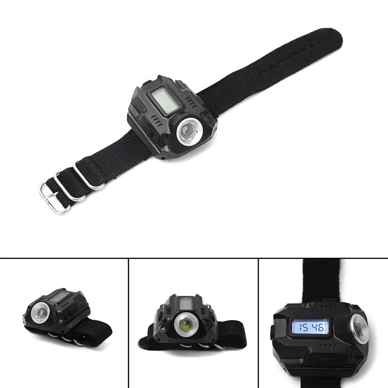 New Watch Lamp, Hand-Worn Flashlight with Display Electronic Watch Function 800Mah Battery Watch Lamp
New Watch Lamp, Hand-Worn Flashlight with Display Electronic Watch Function 800Mah Battery Watch Lamp