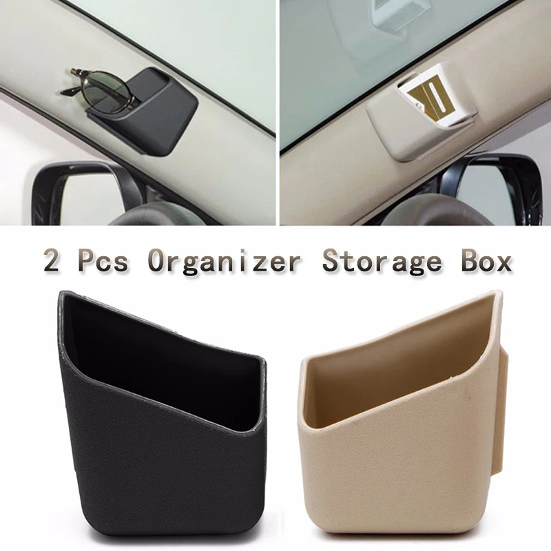 Car Visor Organizer Box Universal Storage Holder Vehicle Wall-Mounted Storage Card Glasses Auto Internal Accessories 2Pcs
Car Visor Organizer Box Universal Storage Holder Vehicle Wall-Mounted Storage Card Glasses Auto Internal Accessories 2Pcs