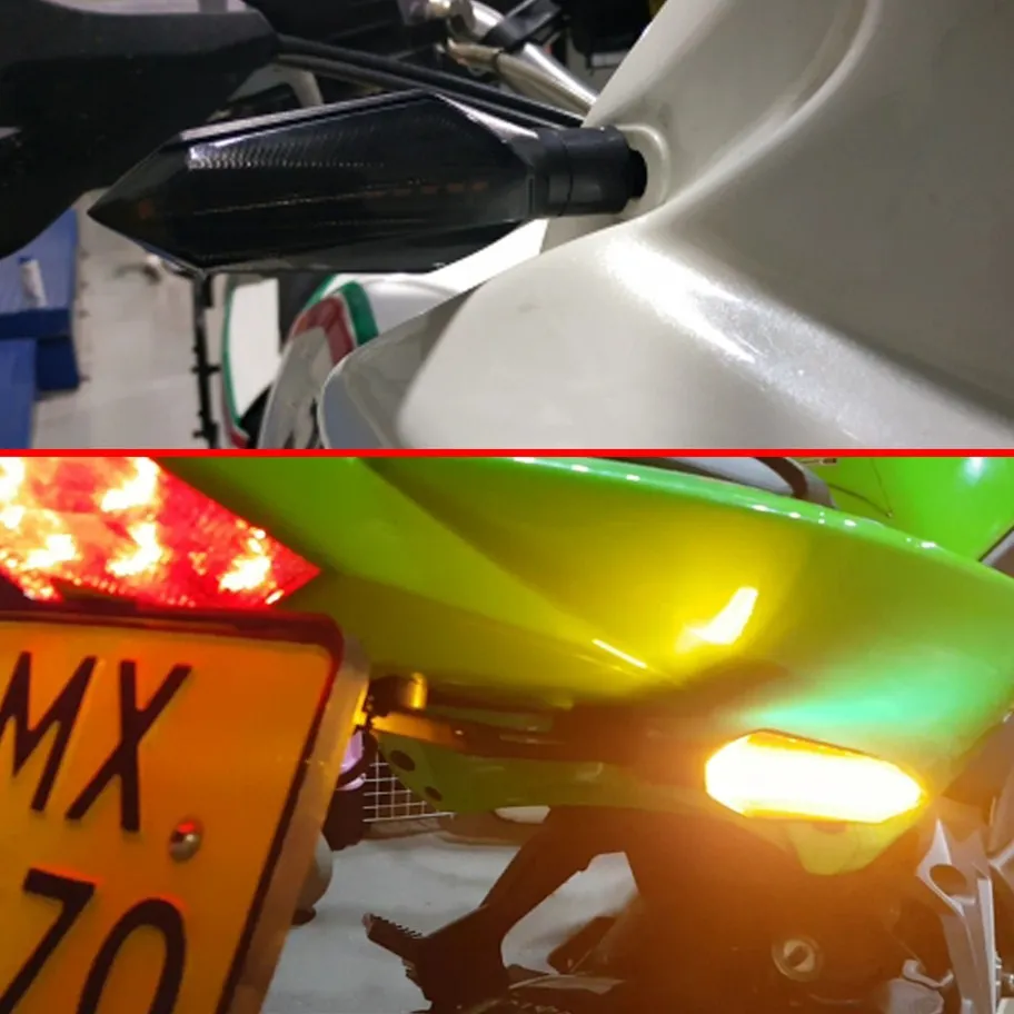 2pcs 8mm Universal Motorcycle LED Turn Signal Lamp Sequential Flowing Flash Indicator Lights Amber Running Light 
2pcs 8mm Universal Motorcycle LED Turn Signal Lamp Sequential Flowing Flash Indicator Lights Amber Running Light