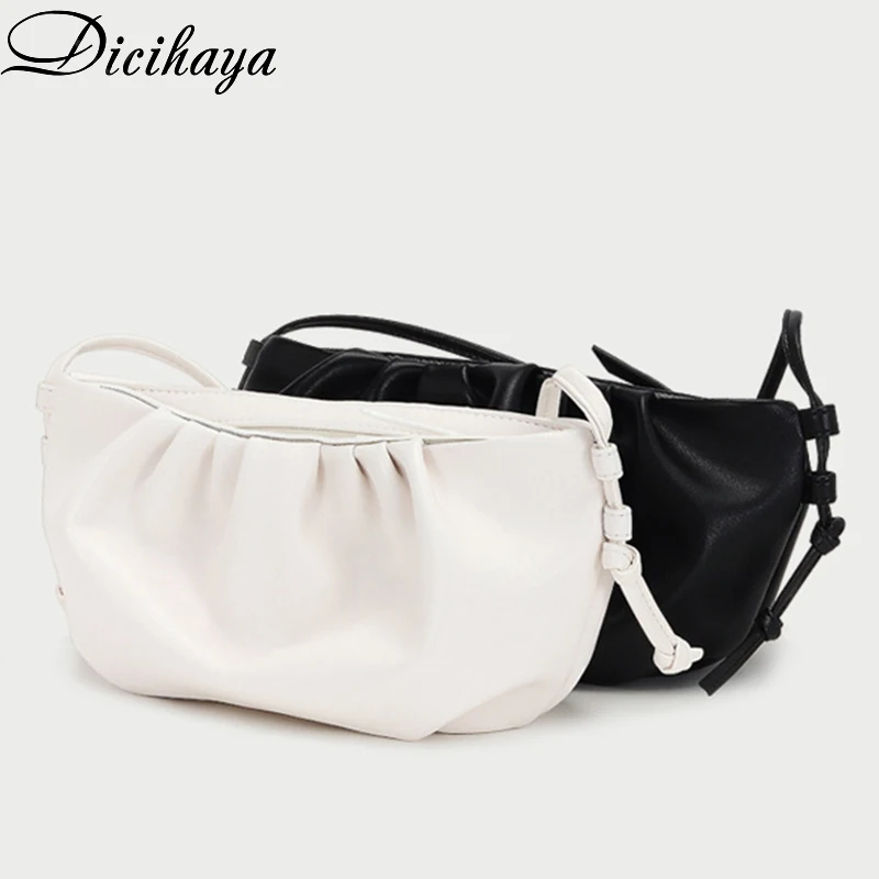 DICIHAYA 2020 New Genuine Leather Cowhide Women Bag Fashion Female Bag Shoulder Messenger Bag Fold Portable Cloud Bag
DICIHAYA 2020 New Genuine Leather Cowhide Women Bag Fashion Female Bag Shoulder Messenger Bag Fold Portable Cloud Bag