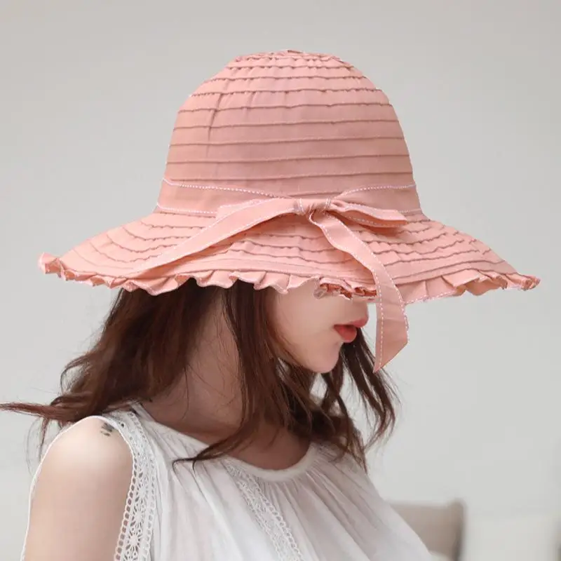 Bowknot Fedoras Big-edge Ruffle Basin Hat Outdoor Sun Protection Hat Cloth Foldable Felt Hat Wool Wide Brim Church Caps Flat Cap
Bowknot Fedoras Big-edge Ruffle Basin Hat Outdoor Sun Protection Hat Cloth Foldable Felt Hat Wool Wide Brim Church Caps Flat Cap