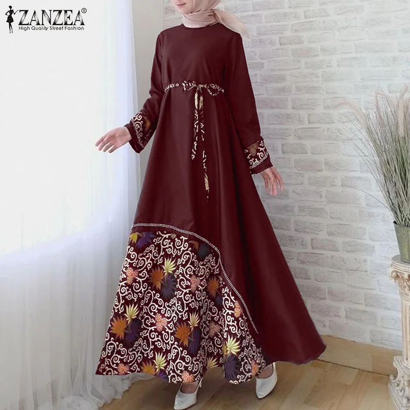 Платье ZANZEA женское в мусульманском стиле, Винтажный Длинный Сарафан с цветочным принтом, с поясом и длинным рукавом, в мусульманском стиле, ...
Платье ZANZEA женское в мусульманском стиле, Винтажный Длинный Сарафан с цветочным принтом, с поясом и длинным рукавом, в мусульманском стиле, ...
