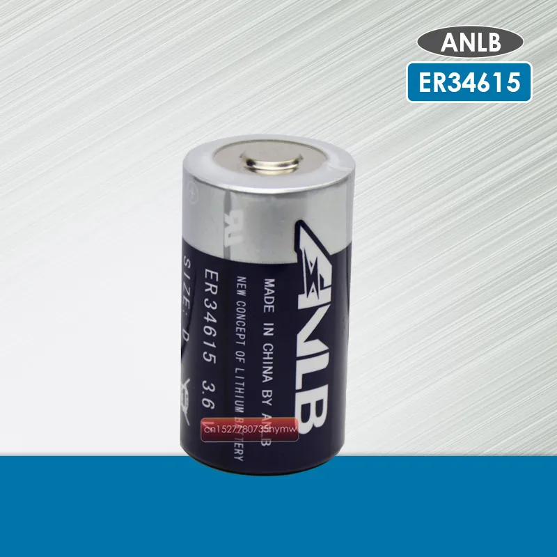 1PCS/LOT ANLB ER34615 ER34615M 3.6V 19000mAh D type lithium battery Intelligent water meter instrument battery
1PCS/LOT ANLB ER34615 ER34615M 3.6V 19000mAh D type lithium battery Intelligent water meter instrument battery