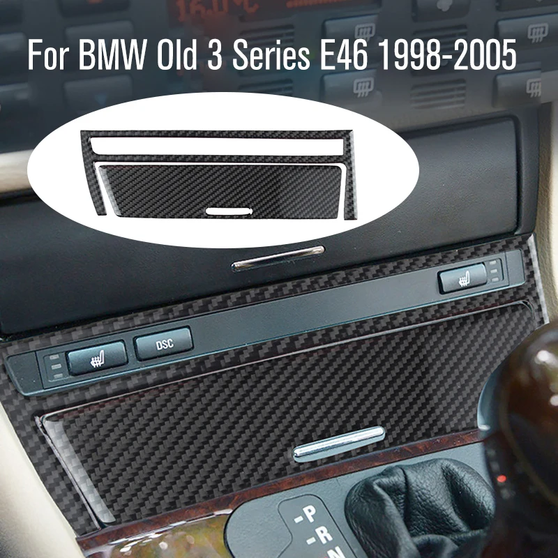 Carbon Fiber Car Interior Central Strip Cover Decor Trim For BMW Old 3 Series E46 1998-2005
Carbon Fiber Car Interior Central Strip Cover Decor Trim For BMW Old 3 Series E46 1998-2005