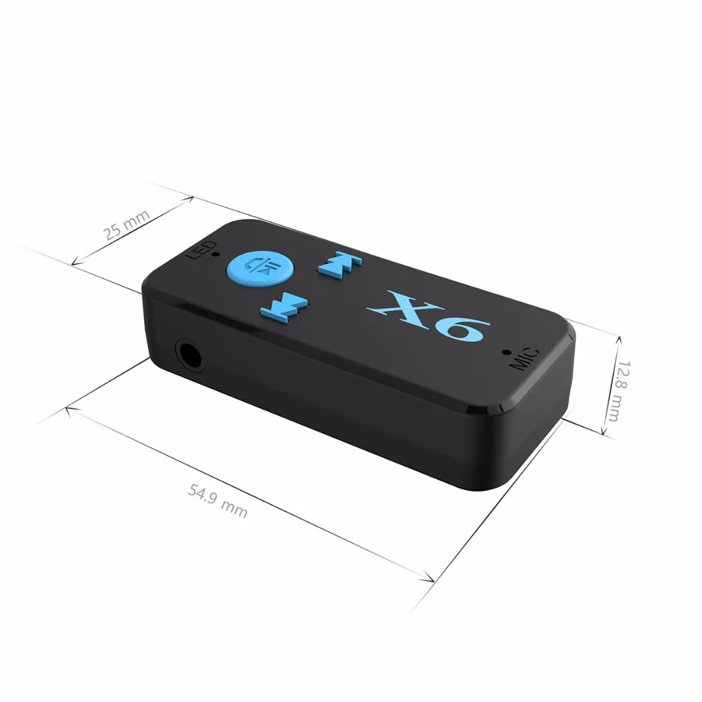 Беспроводной Bluetooth-ресивер SOONHUA V4.2 EDR с разъемом 3 5 мм музыкальный адаптер