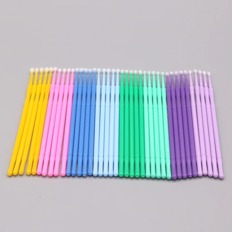 100pcs Disposable color cotton swab eyelash brush cleaning cotton swab natural eyelash remover tattoo micro brush set
100pcs Disposable color cotton swab eyelash brush cleaning cotton swab natural eyelash remover tattoo micro brush set