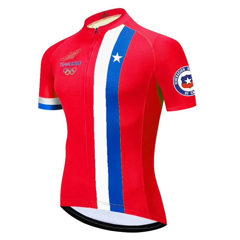 Chile Cycling Jersey Bicycle Short Shirt Bike Wear Moto Clothing Sleeve Jacket Team Crossmax Mountain Ride Cyclist Tight Top 
Chile Cycling Jersey Bicycle Short Shirt Bike Wear Moto Clothing Sleeve Jacket Team Crossmax Mountain Ride Cyclist Tight Top