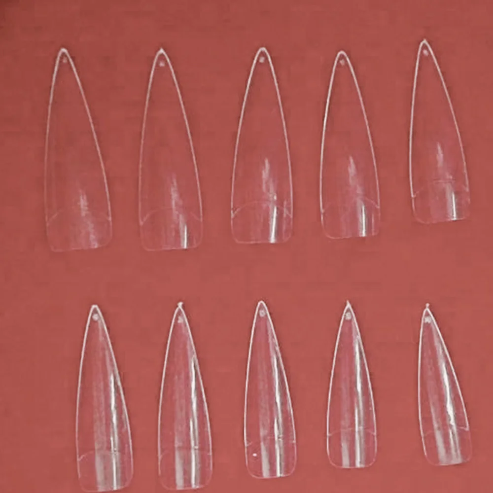 500pcs Nail Tips Long Shape Clear Half Cover False Nail Art Tips for Nail Salon and DIY Nail Art
500pcs Nail Tips Long Shape Clear Half Cover False Nail Art Tips for Nail Salon and DIY Nail Art