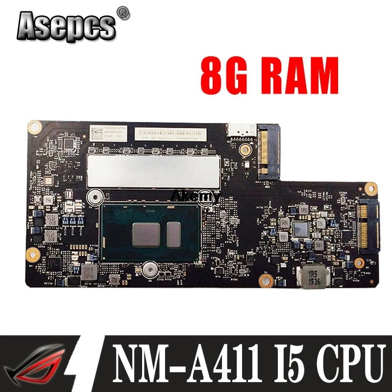 NM A411 материнская плата для ноутбука lenovo YOGA 900 13ISK оригинальная 8G RAM I5