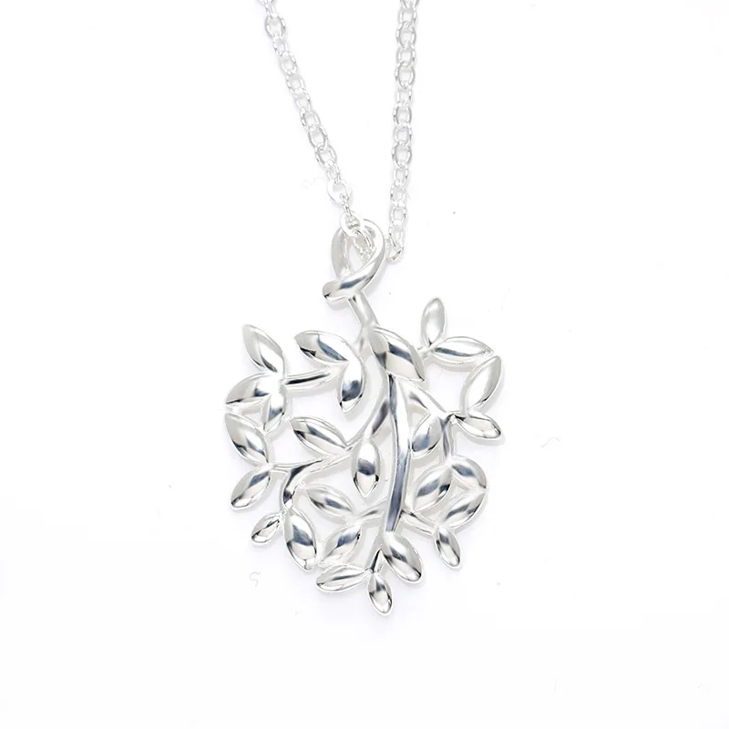 TY273 925 sterling silver necklace female necklace branch leaves pendant sterling silver jewelry
TY273 925 sterling silver necklace female necklace branch leaves pendant sterling silver jewelry