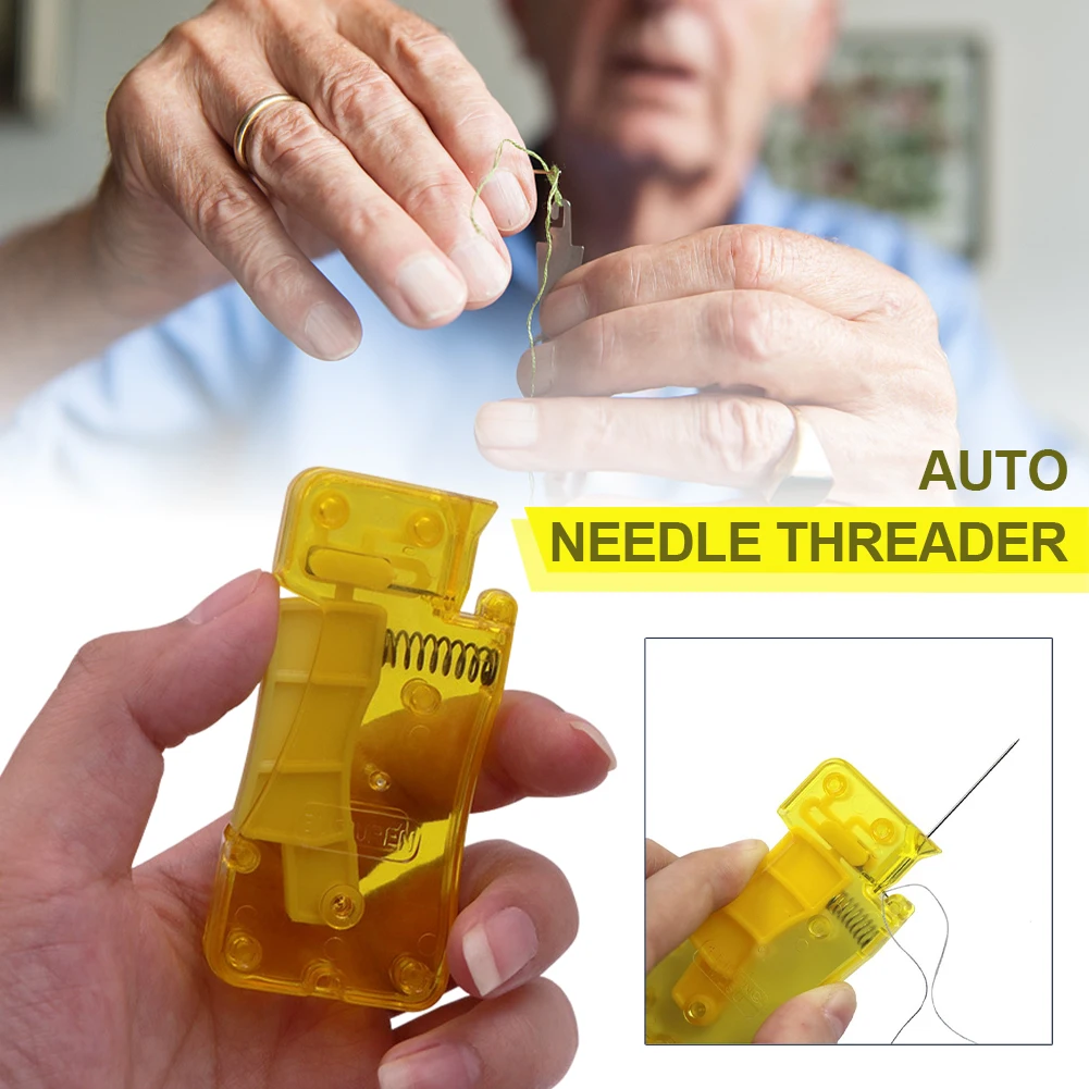 Auto Needle Threader Portable Hand Machine Sewing Automatic Thread Device Home DIY Sewing Tools Household Accessories
Auto Needle Threader Portable Hand Machine Sewing Automatic Thread Device Home DIY Sewing Tools Household Accessories