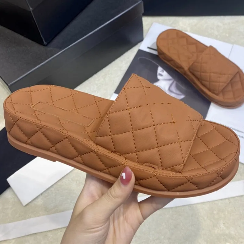 Prowow Checkered Slippers Thick Bottom Summer Platform Shoes Women Concise Outside Women Shoes Open Toe Slippers 2021
Prowow Checkered Slippers Thick Bottom Summer Platform Shoes Women Concise Outside Women Shoes Open Toe Slippers 2021