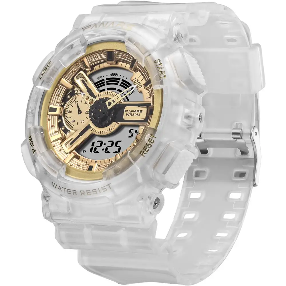 RGTOPONE High Quality Transparent Men's LED Digital Watch Shock Military Army Watches Outdoor Sports Multi-function Waterproof
RGTOPONE High Quality Transparent Men's LED Digital Watch Shock Military Army Watches Outdoor Sports Multi-function Waterproof