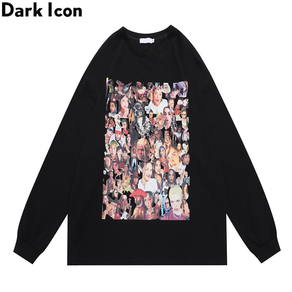 Dark Icon Printing Hipster T-shirts Men Women Street Fashion Men's Tshirts Women Tee Shirts Cotton
Dark Icon Printing Hipster T-shirts Men Women Street Fashion Men's Tshirts Women Tee Shirts Cotton