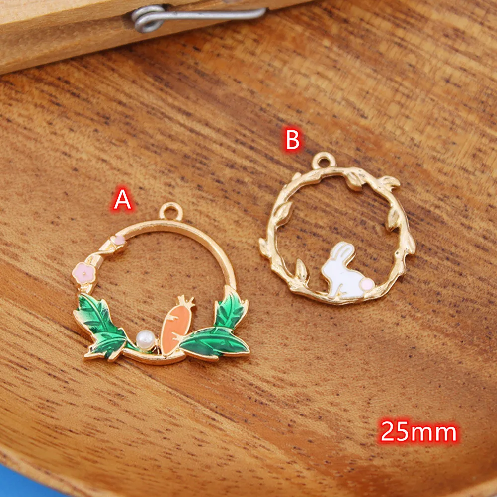 Enamel Earring Charms 10pcs Round Wreath Metal Charm Bracelet Necklace Pendants Craft Accessory Diy Jewelry Making
Enamel Earring Charms 10pcs Round Wreath Metal Charm Bracelet Necklace Pendants Craft Accessory Diy Jewelry Making