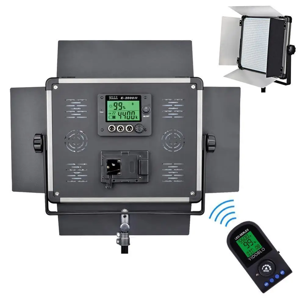 Yidoblo E-2000II 140W Bi-color Led Video Studio Light Screen Lamp Continue Lighting Photographic Lighting LED Panel Light
Yidoblo E-2000II 140W Bi-color Led Video Studio Light Screen Lamp Continue Lighting Photographic Lighting LED Panel Light