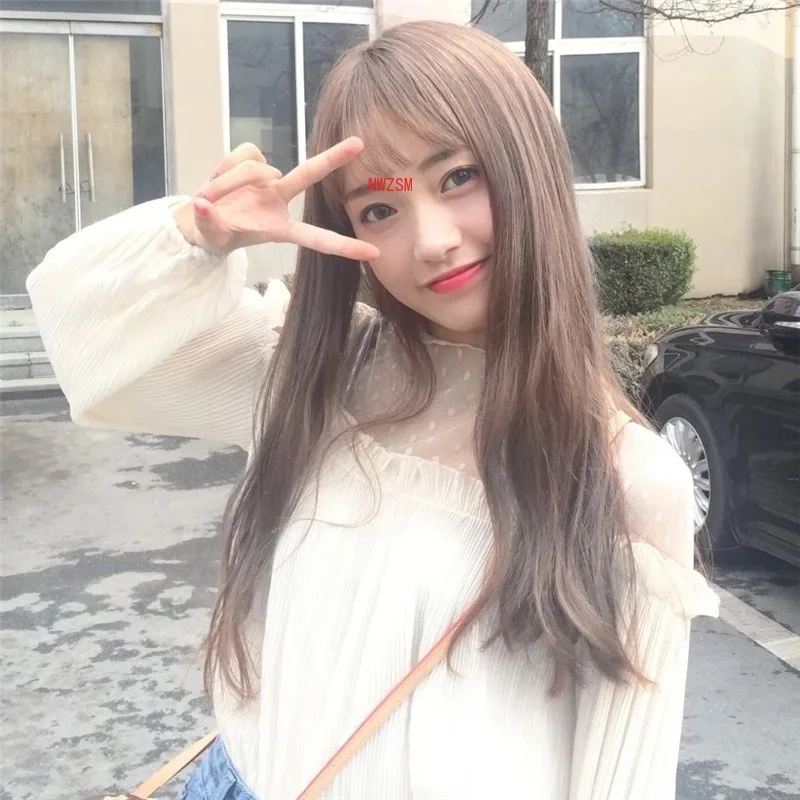 New two-dimensional anime cosplay Korean pop girl air bangs long straight hair wig full 65cm- 70cm wig
New two-dimensional anime cosplay Korean pop girl air bangs long straight hair wig full 65cm- 70cm wig