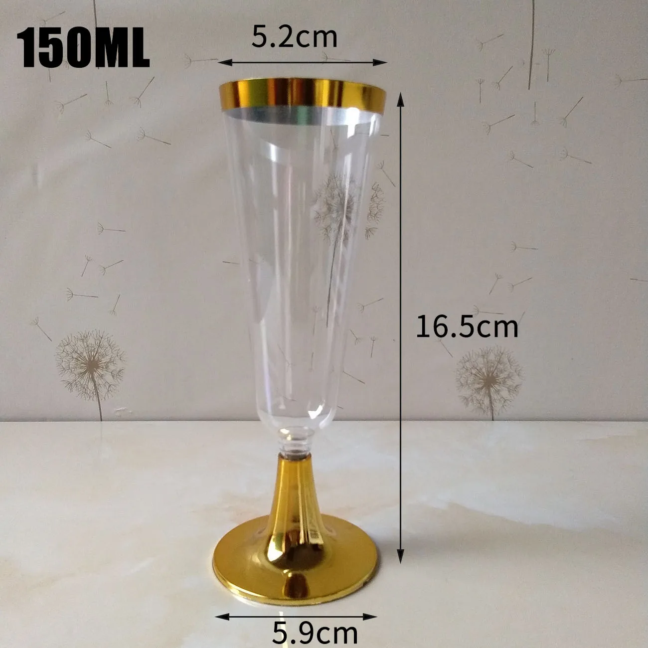 12PCS 150ML Disposable Bronzing Plastic Red Wine Glass Champagne Glasses Cocktail Wedding Party Christmas Ice Cream Dessert Cups
12PCS 150ML Disposable Bronzing Plastic Red Wine Glass Champagne Glasses Cocktail Wedding Party Christmas Ice Cream Dessert Cups