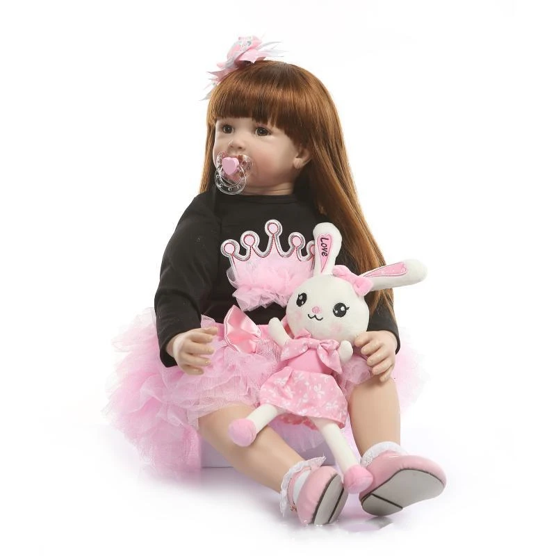 60cm Silicone Reborn Dolls Simulation Dolls playmate Kids Toys Baby Sleeping Accompany Doll Photography Props Xmas Birthday Gift
60cm Silicone Reborn Dolls Simulation Dolls playmate Kids Toys Baby Sleeping Accompany Doll Photography Props Xmas Birthday Gift