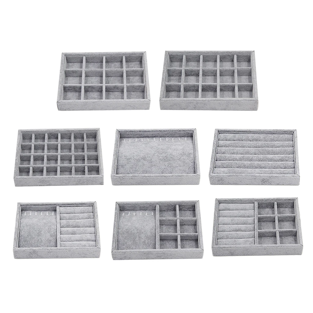 Ring Earrings Bracelet Cufflinks Jewelry Organizer Watch Tray Drawer Insert Display Stand Holder Rack Storage Showcase
Ring Earrings Bracelet Cufflinks Jewelry Organizer Watch Tray Drawer Insert Display Stand Holder Rack Storage Showcase