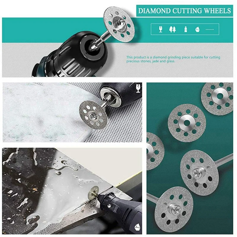 2 Inch 100 Pcs Sanding Discs Pad Kit with 31Pcs Cutting Discs for Dremel Rotary Tool
2 Inch 100 Pcs Sanding Discs Pad Kit with 31Pcs Cutting Discs for Dremel Rotary Tool