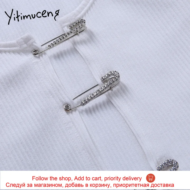 Yitimuceng Woman Tshirts Cardigan White Black Spring Autumn 2021 Crop Tops O-Neck Casual Long Sleeve Spliced T Shirt Soild New
Yitimuceng Woman Tshirts Cardigan White Black Spring Autumn 2021 Crop Tops O-Neck Casual Long Sleeve Spliced T Shirt Soild New