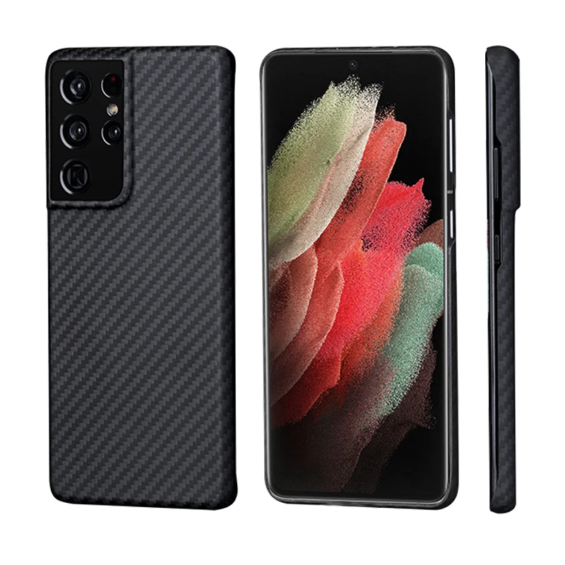 Slim Carbon Fiber Phone Case for Samsung Galaxy S21 Plus Ultra Real Aramid Fiber Soft Touch Sturdy Fit Durable Cover
Slim Carbon Fiber Phone Case for Samsung Galaxy S21 Plus Ultra Real Aramid Fiber Soft Touch Sturdy Fit Durable Cover
