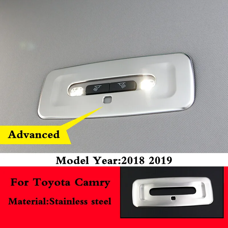 For Toyota Camry 2018 2019 Rear Back Reading Light Lamp Cover Trim Car Styling Stainless Steel Decoration Accessories 1pcs
For Toyota Camry 2018 2019 Rear Back Reading Light Lamp Cover Trim Car Styling Stainless Steel Decoration Accessories 1pcs