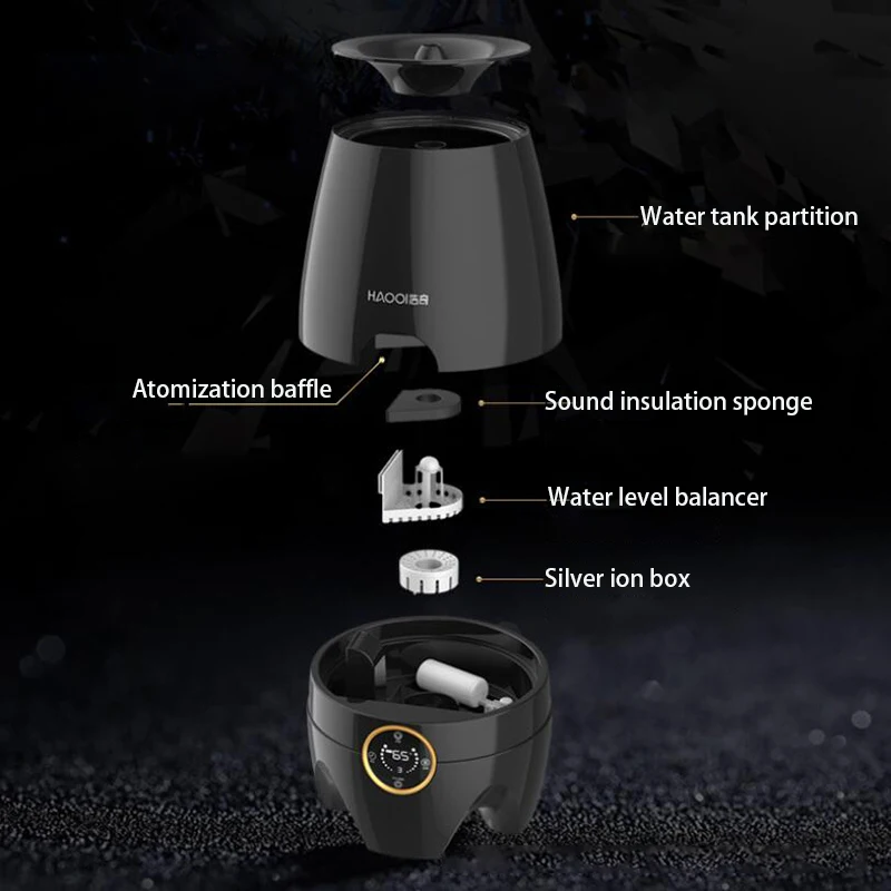 Large Capacity 4.5L Household Air Humidifier Purifying Mist Maker Timing With Intelligent Touch Screen Adjustable Fog diffuser
Large Capacity 4.5L Household Air Humidifier Purifying Mist Maker Timing With Intelligent Touch Screen Adjustable Fog diffuser