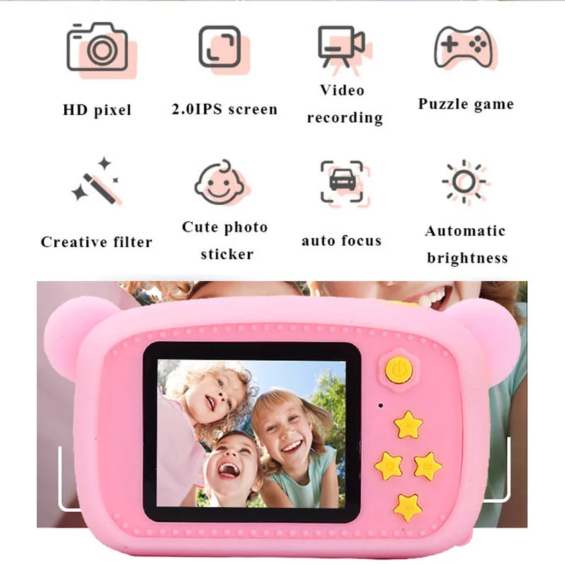 Nicce New Kids Camera Toys Mini HD Cartoon Cameras Taking Pictures Gifts For Boy Girl Birthday Camera Toys For Children's Day
Nicce New Kids Camera Toys Mini HD Cartoon Cameras Taking Pictures Gifts For Boy Girl Birthday Camera Toys For Children's Day