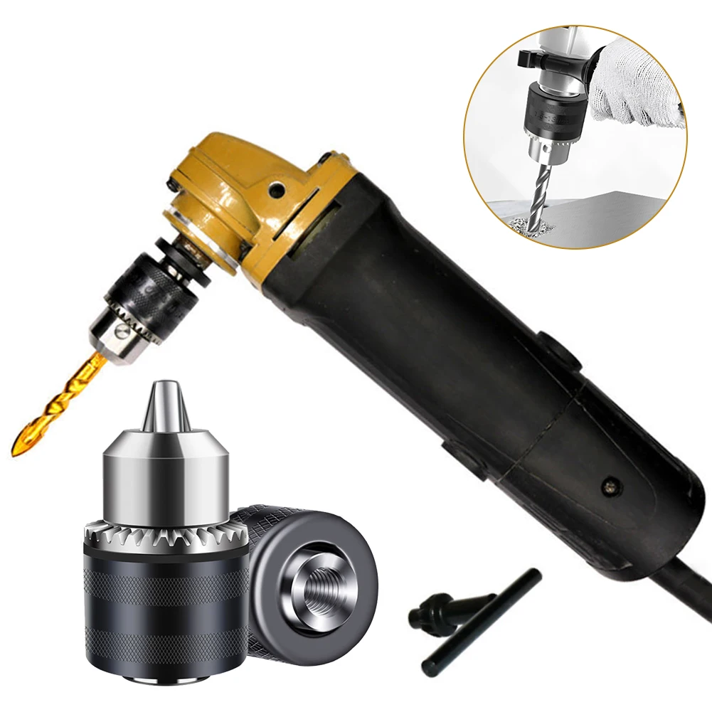 Electric Angle Grinder 4" Adapter Chuck 10mm Chunk Holder Power Drill Convert Adapter M10x1.5 Thread Collet Chunk with Key
Electric Angle Grinder 4" Adapter Chuck 10mm Chunk Holder Power Drill Convert Adapter M10x1.5 Thread Collet Chunk with Key