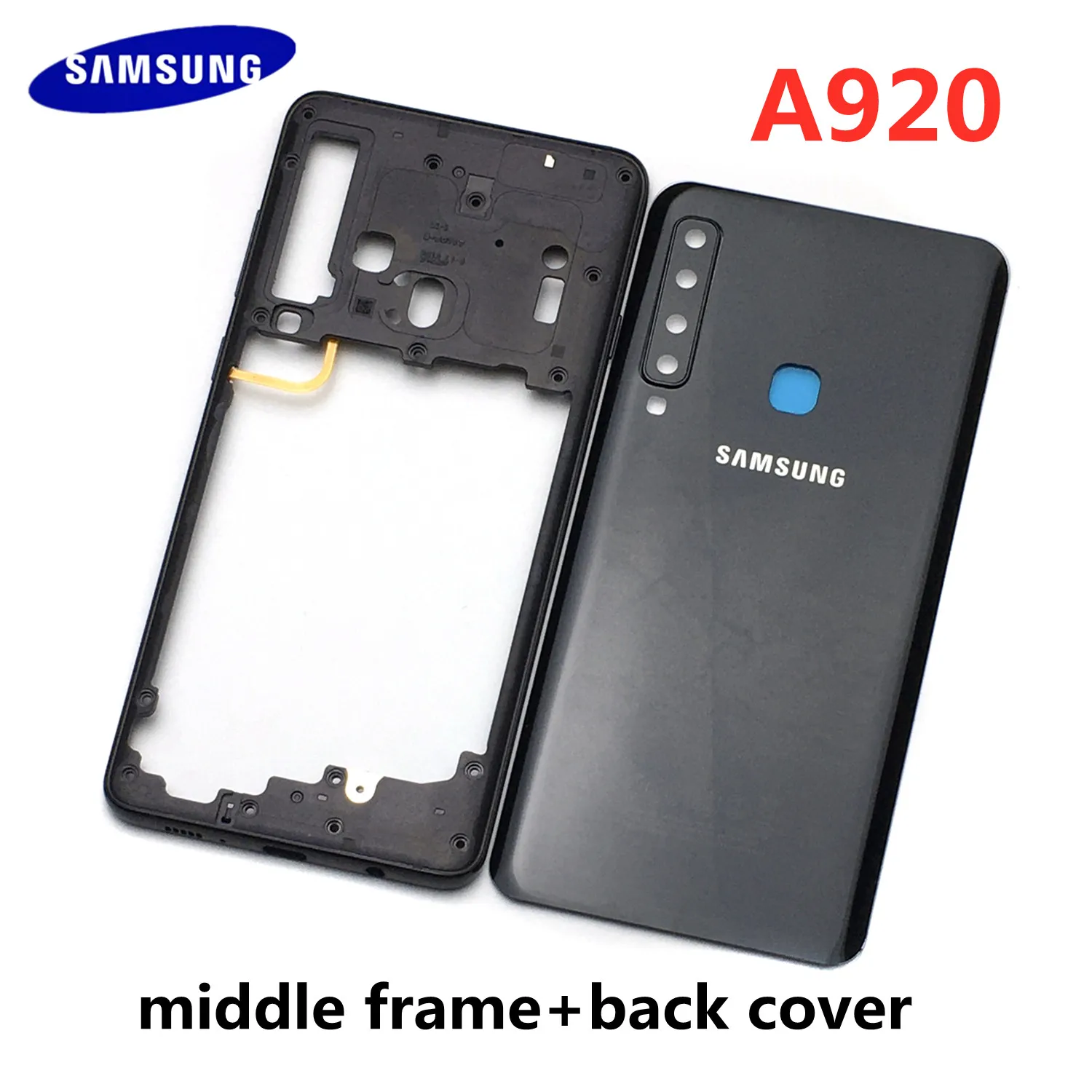 New For Samsung Galaxy A9 2018 A9 Star Pro A9S A920 A920F Battery Cover Back Glass Phone Housing+Camera Lens+ Metal Middle Frame
New For Samsung Galaxy A9 2018 A9 Star Pro A9S A920 A920F Battery Cover Back Glass Phone Housing+Camera Lens+ Metal Middle Frame