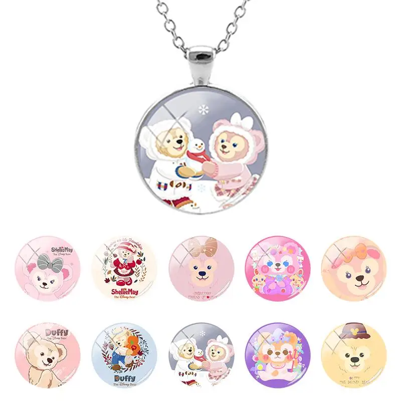 Disney Lovely Duffy and ShellieMay Hot Sale Glass Dome Pendant Long Chain Necklace Girls Cabochon Jewelry Popular Gifts DDF102
Disney Lovely Duffy and ShellieMay Hot Sale Glass Dome Pendant Long Chain Necklace Girls Cabochon Jewelry Popular Gifts DDF102