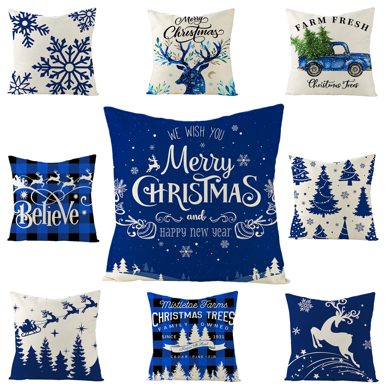 45cm Blue Christmas Cushion Cover Navidad Merry Christmas Decorations For Home Xmas Noel Cristmas Ornaments New Year Gifts 2022
45cm Blue Christmas Cushion Cover Navidad Merry Christmas Decorations For Home Xmas Noel Cristmas Ornaments New Year Gifts 2022