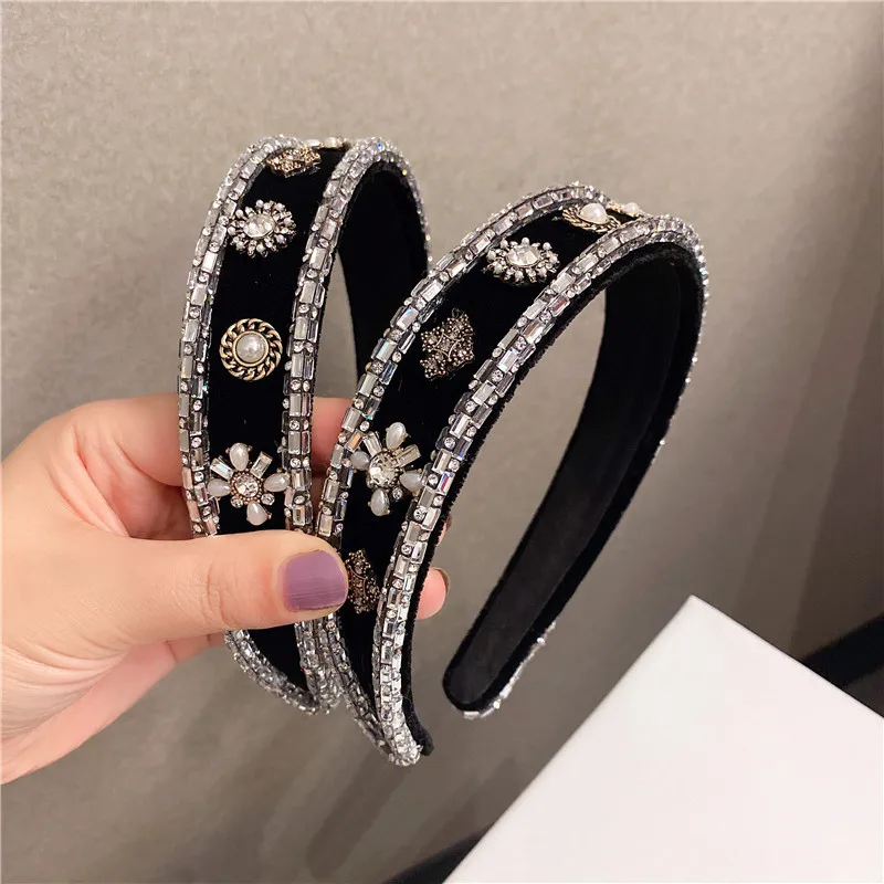 Baroque Pearl Flower Hairbands For Women Hair Accessories For Girls Headband Hair Band Colorful Crystal Headbands
Baroque Pearl Flower Hairbands For Women Hair Accessories For Girls Headband Hair Band Colorful Crystal Headbands