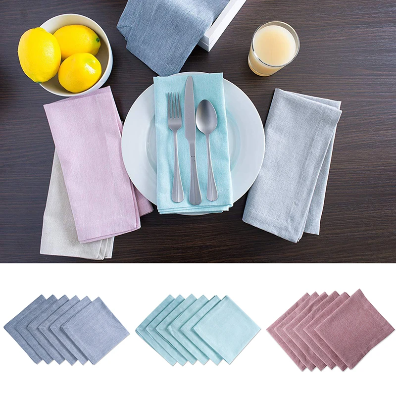 Linen Cotton Napkins Table Dinner Napkin Heat Insulation Mat Cocktail Table Cloth Placemat For Wedding Party Kitchen Decoration
Linen Cotton Napkins Table Dinner Napkin Heat Insulation Mat Cocktail Table Cloth Placemat For Wedding Party Kitchen Decoration