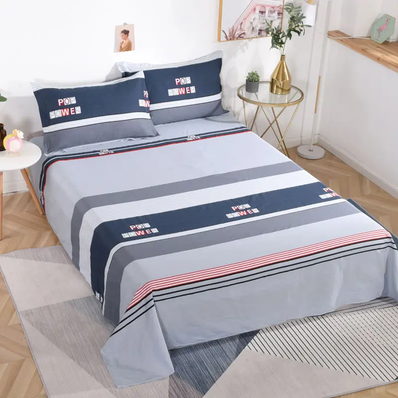 (Bed sheet + pillowcase) 3-piece set of pure cotton bed sheet single piece cotton home dormitory single
(Bed sheet + pillowcase) 3-piece set of pure cotton bed sheet single piece cotton home dormitory single