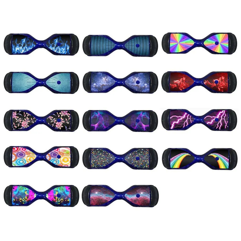 

2019 Protective Vinyl Skin Decal for 6.5in Self Balancing Board Scooter Hoverboard Sticker 2 Wheels Electric balance Car Film