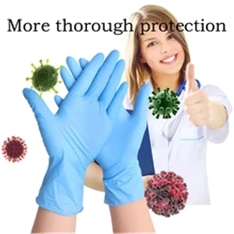 Gant Jetable 100 pièces Disposable Nitrile Gloves Latex Gloves Black Blue Non-Slip Acid And Alkali Laboratory Gloves Household
Gant Jetable 100 pièces Disposable Nitrile Gloves Latex Gloves Black Blue Non-Slip Acid And Alkali Laboratory Gloves Household