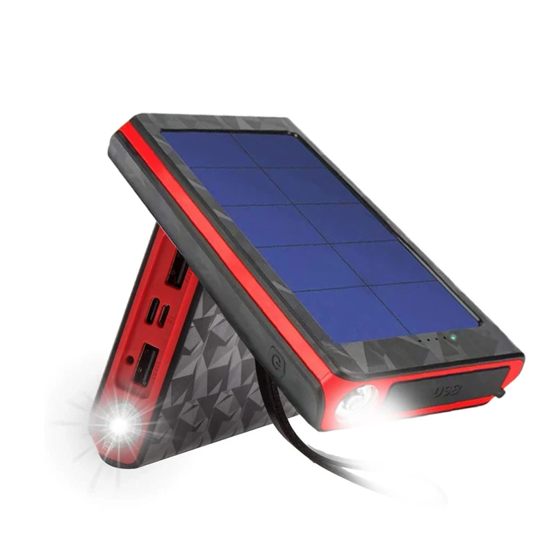 26800 Mah Waterproof Solar Power Bank Solar Power SuppLy Solar Charger Solar Powerbank Solar Backup Battery Panel for Cell Phone
26800 Mah Waterproof Solar Power Bank Solar Power SuppLy Solar Charger Solar Powerbank Solar Backup Battery Panel for Cell Phone